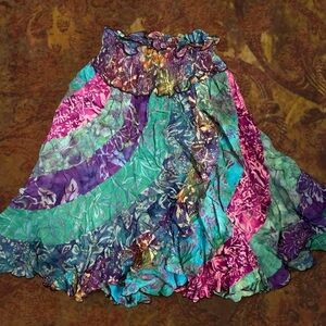 Multicolor Floral Women's Skirt